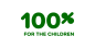 100% for the Children logo